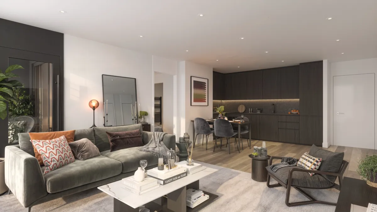 OBSIDIAN 2 BED APARTMENT Living lounge