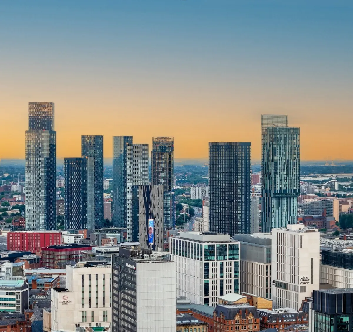 Manchester skyline